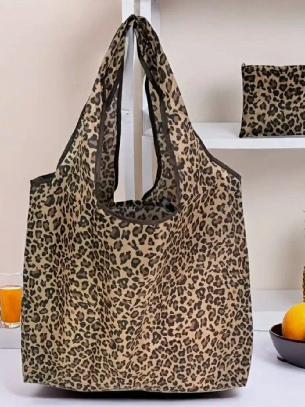 Large Shopping Bag Foldable Eco Heavy Duty Tote Handbag Fold Away Reusable